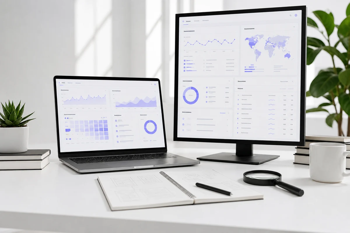 SEO analytics workspace